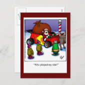 Briefkaart kerstHumor (Voorkant / Achterkant)