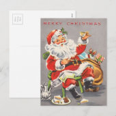  Briefkaart kerstkerstfeestdag 1950 (Voorkant / Achterkant)