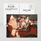 Briefkaart-kerstman Fabelachtige Ar Feestdagenkaart (Voorkant / Achterkant)