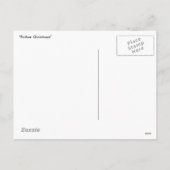 Briefkaart: Kerstman - Kerstman - Zonnewende Feestdagenkaart (Achterkant)