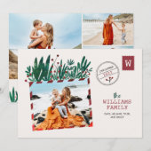  Briefkaart Kerstmis Fotokaart (Voorkant / Achterkant)