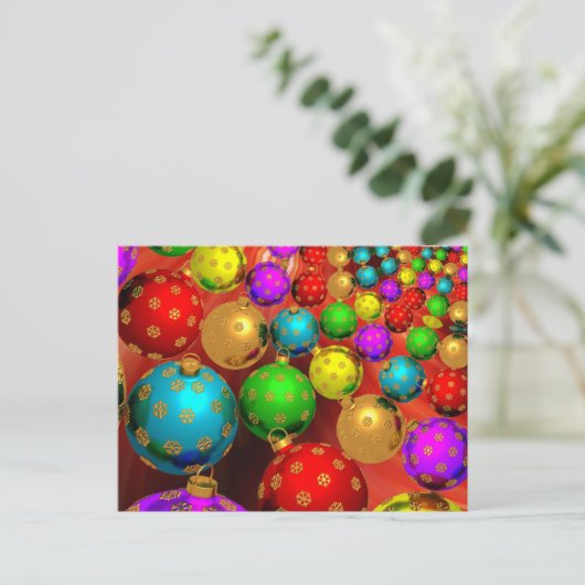 Briefkaart kerstornament Jamboree (Staand voorkant)