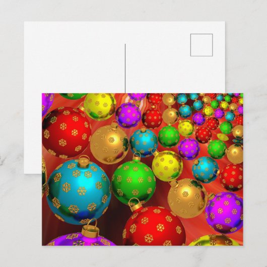 Briefkaart kerstornament Jamboree (Voorkant / Achterkant)