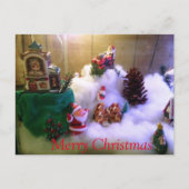 Briefkaart kerstsneeuwval (Voorkant)