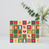 briefkaart kersttijd (Staand voorkant)