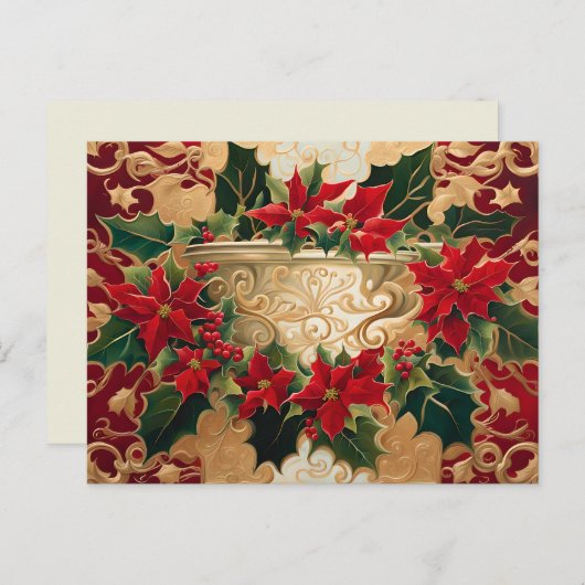 briefkaart kersttijd (Voorkant / Achterkant)