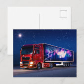 Briefkaart kersttruck (Voorkant / Achterkant)