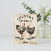 briefkaart keukenroestster voor keukens (Staand voorkant)