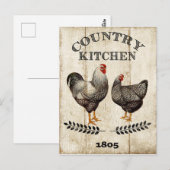 briefkaart keukenroestster voor keukens (Voorkant / Achterkant)