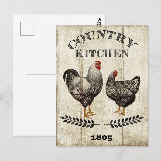  briefkaart keukenroestster voor keukens (Voorkant / Achterkant)