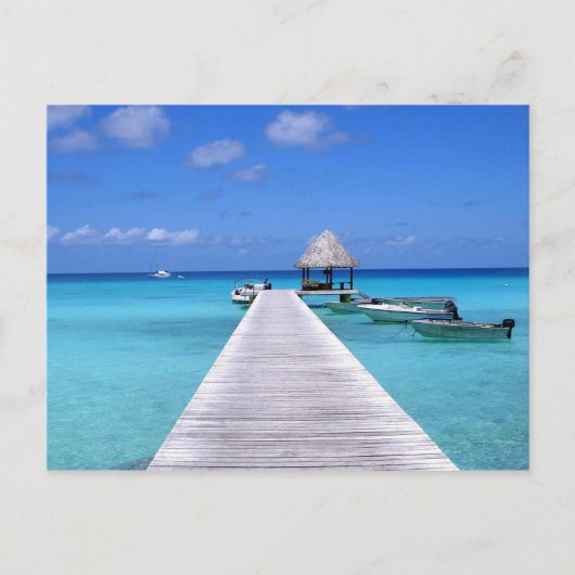 Briefkaart Kia Ora, Rangiroa Atoll French Polynesi (Voorkant)