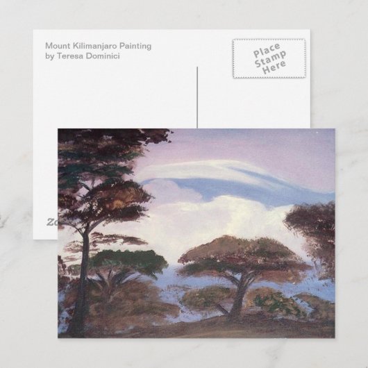 Briefkaart Kilimanjaro (Voorkant / Achterkant)