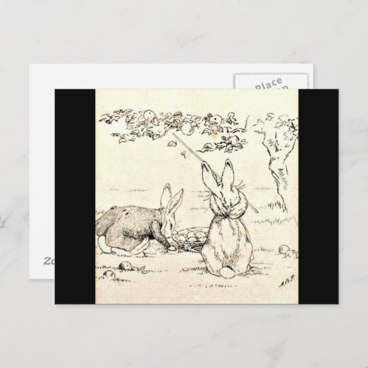 Briefkaart-Kinder Art-Beatrix Potter 18 Briefkaart (Voorkant / Achterkant)