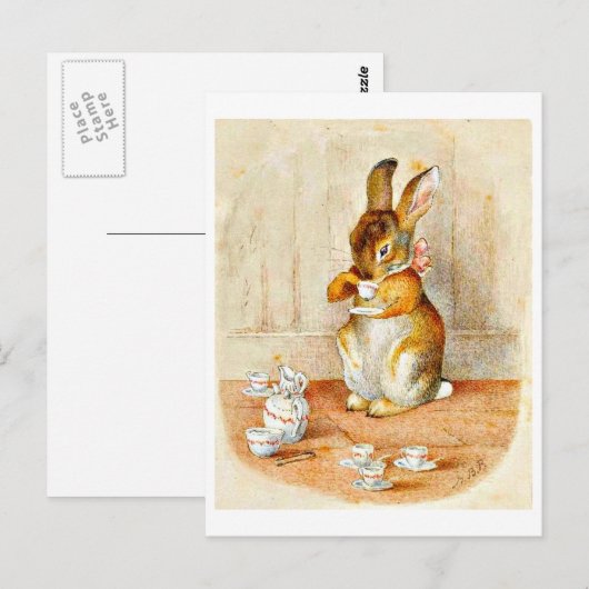 Briefkaart-Kinder Art-Beatrix Potter 23 Briefkaart (Voorkant / Achterkant)