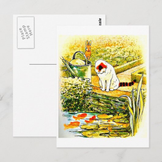 Briefkaart-Kinder Art-Beatrix Potter 3 Briefkaart (Voorkant / Achterkant)