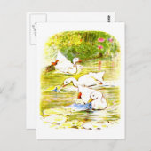 Briefkaart-Kinder Art-Beatrix Potter 6 Briefkaart (Voorkant / Achterkant)