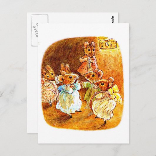 Briefkaart-Kinder Art-Beatrix Potter 7 Briefkaart (Voorkant / Achterkant)
