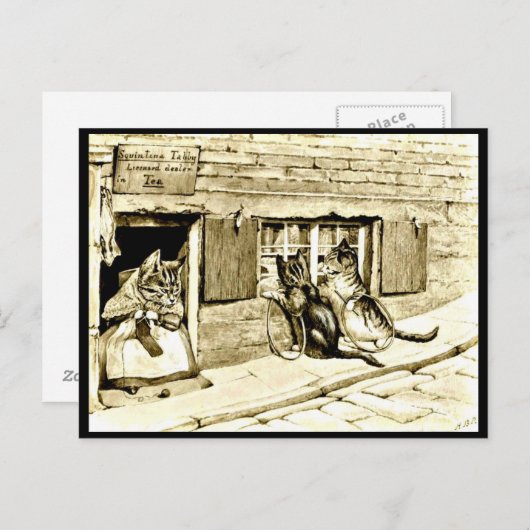 Briefkaart-Kinder Art-Beatrix Potter 8 Briefkaart (Voorkant / Achterkant)