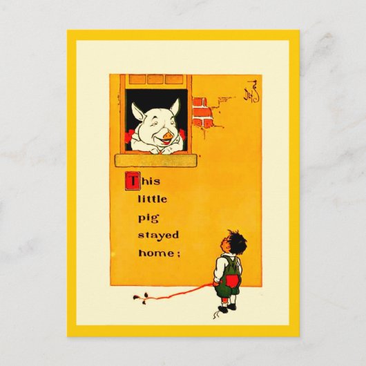 Briefkaart-Kinder-William Warren Denslow 62 Briefkaart (Voorkant)