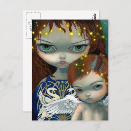 briefkaart "Kinderen van Lir" (Voorkant / Achterkant)