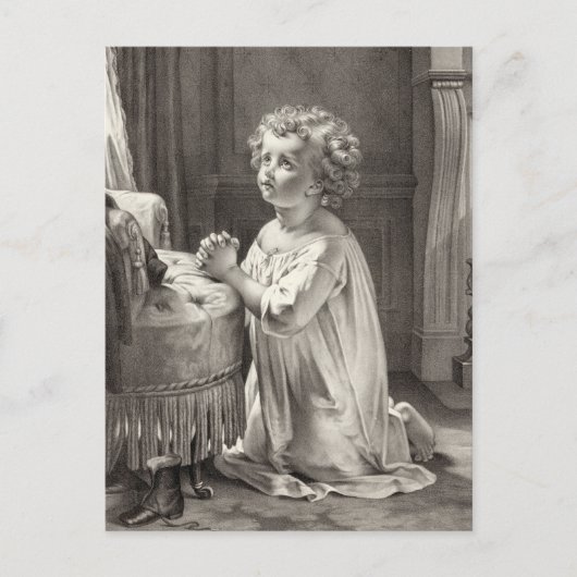 briefkaart "Kindergebed" (Voorkant)