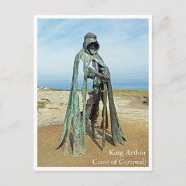 Briefkaart - King Arthur Beach UK Cornwall