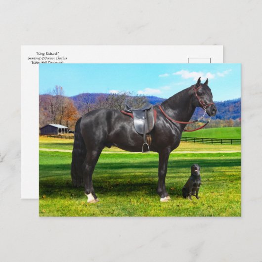 briefkaart "King Richard" (Voorkant / Achterkant)