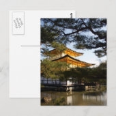 Briefkaart Kinkakuji (het Gouden Pavilion) (Voorkant / Achterkant)
