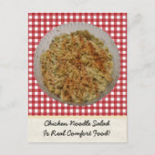 Briefkaart kippen Noodle (Voorkant)