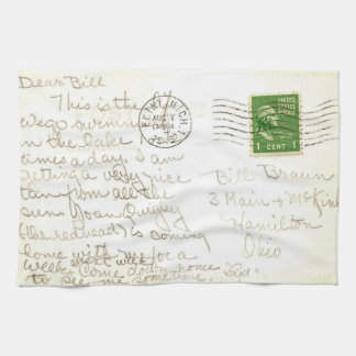 Briefkaart Kitchen Towel Theedoek