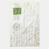 Briefkaart Kitchen Towel Theedoek (Verticaal)