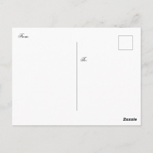 briefkaart "Kitsune" (Fox) (Achterkant)