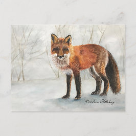 briefkaart "Kitsune" (Fox)