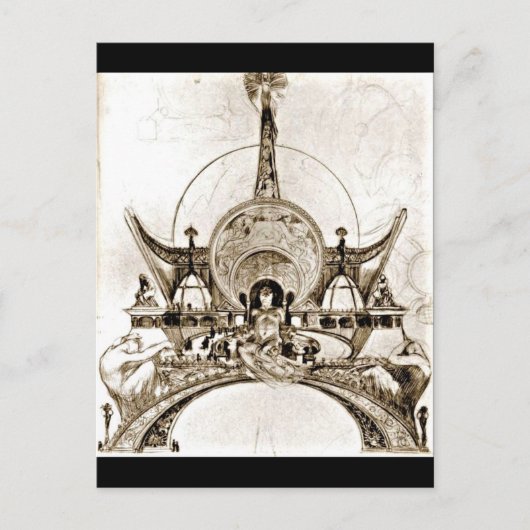 Briefkaart-Klassieke/-Alfonse Mucha 63 Briefkaart (Voorkant)