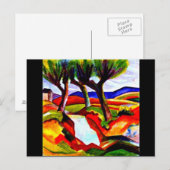 Briefkaart-Klassieke/ Art-August Macke 11 Briefkaart (Voorkant / Achterkant)