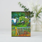 Briefkaart-Klassieke/ Art-August Macke 18 Briefkaart (Staand voorkant)