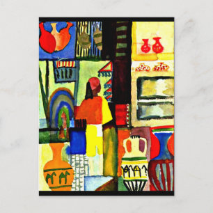 Briefkaart-Klassieke/ Art-August Macke 1 Briefkaart