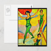 Briefkaart-Klassieke/ Art-August Macke 20 Briefkaart (Voorkant / Achterkant)