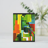 Briefkaart-Klassieke/ Art-August Macke 22 Briefkaart (Staand voorkant)