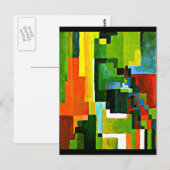 Briefkaart-Klassieke/ Art-August Macke 22 Briefkaart (Voorkant / Achterkant)