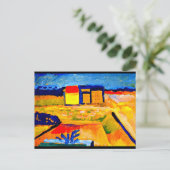 Briefkaart-Klassieke/ Art-August Macke 3 Briefkaart (Staand voorkant)