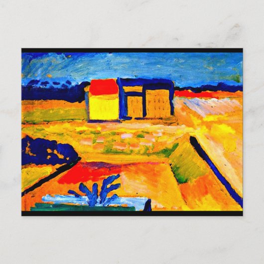 Briefkaart-Klassieke/ Art-August Macke 3 Briefkaart (Voorkant)