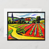 Briefkaart-Klassieke/ Art-August Macke 4 Briefkaart (Voorkant / Achterkant)