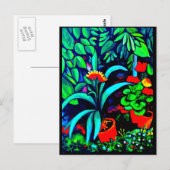 Briefkaart-Klassieke/ Art-August Macke 6 Briefkaart (Voorkant / Achterkant)