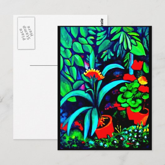 Briefkaart-Klassieke/ Art-August Macke 6 Briefkaart (Voorkant / Achterkant)