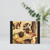 Briefkaart-Klassieke/ Art-August Macke 8 Briefkaart (Staand voorkant)