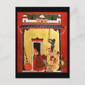 Briefkaart-Klassieke Art-Indischer Maler 17 Briefkaart (Voorkant)