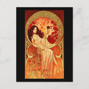 Briefkaart-Klassieke Art-Mucha 13 Briefkaart
