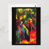 Briefkaart-Klassieke/-Augustus Macke 13 Briefkaart (Voorkant / Achterkant)