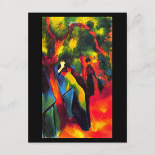 Briefkaart-Klassieke/-Augustus Macke 13 Briefkaart